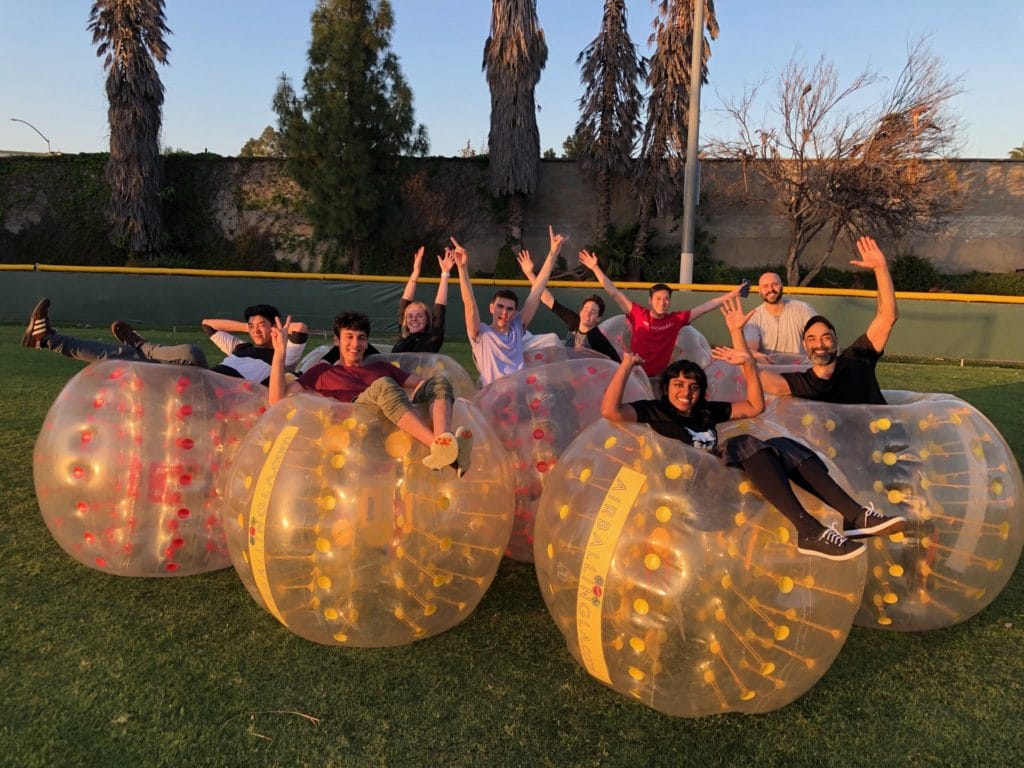 Bubble Soccer in Fountain Valley