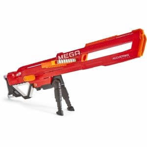 Nerf Mega ThunderHawk. We use this mega in our Nerf Wars Party and kids love it because of the extension feature of this nerf gun!