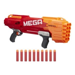 Nerf Meega TwinShock used in our Nerf War Party in Orange County