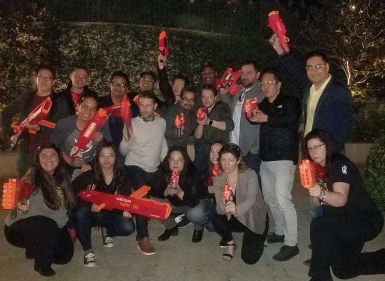 Group photo of Nerf Wars