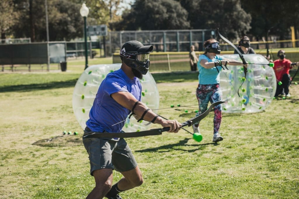 Hosted an archery tag event in Orange County. We use the same bows as Arrow Tag OC and similar games. You'll get the same if not better arrow tag experience with us