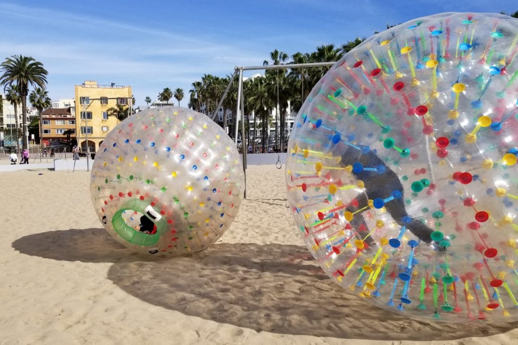 AirballingOC provides the best human hamster balls for rent in Orange County. Choose from an adult sized or kid sized Zorb ball and experience the best birthday party experience around today!