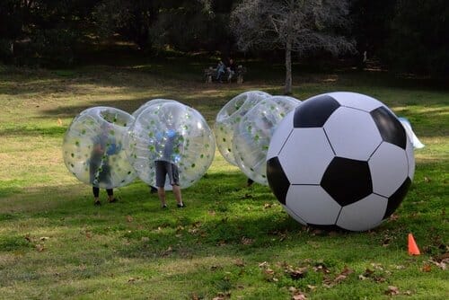 We bring the Bubble Soccer Party to you with free delivery within 25 Miles