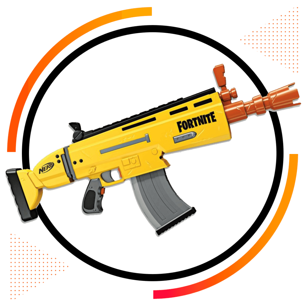 Fortnite Nerf AR-L Gun is your reliable primary carry and should be close by at all times