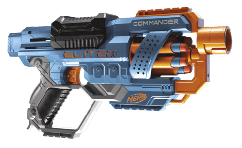 The Nerf Elite 2.0 Commander rd-6 got it's name for superior range and precision